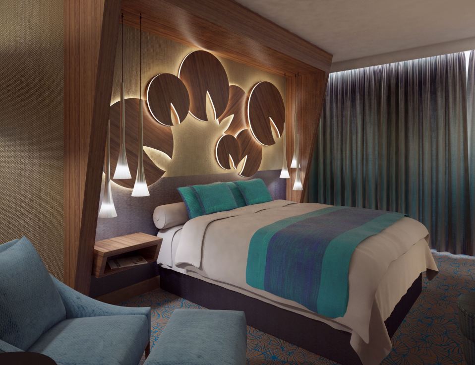 Hotel Európa vendégszoba látványterv. Render: Cone Dávid