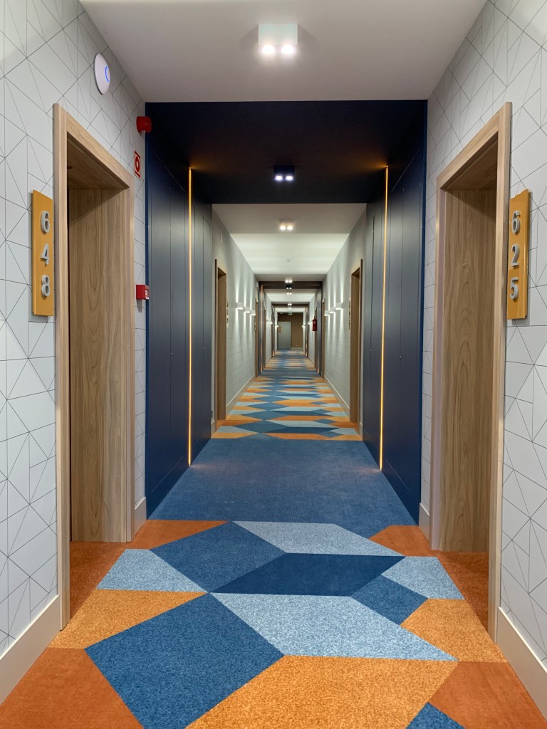 Hotel Európa fit apartman közlekedő részlet